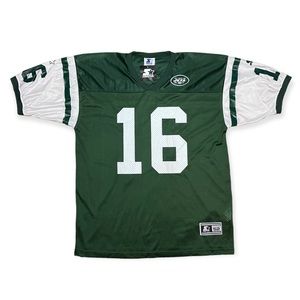 NWT 1998 STARTER New York Jets Vinny Testaverde QB #16 NYJ Jersey Shirt XL.